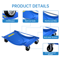 Garvee Auto-Rad Dolly Set 4 Stück – 8,9 cm Stahlrollen, 4536 kg Tragkraft, Stabil