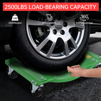 Garvee Auto-Rad Dolly Set 4 Stück – 8,9 cm Stahlrollen, 4536 kg Tragkraft, Stabil