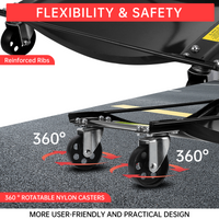Garvee Auto-Rad Dolly Set 4 Stück – 8,9 cm Stahlrollen, 4536 kg Tragkraft, Stabil