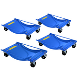 Garvee Auto-Rad Dolly Set 4 Stück – 8,9 cm Stahlrollen, 4536 kg Tragkraft, Stabil - Blau